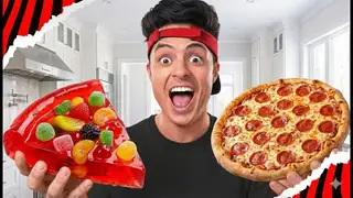  thumbnail: COMIDA DE GELATINA VS COMIDA DE VERDADE