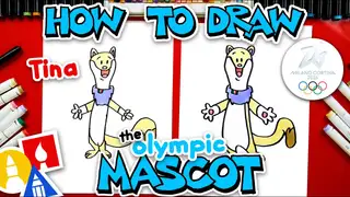  thumbnail: How To Draw Tina - 2026 Olympic Mascot