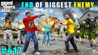  thumbnail: THE END OF MICHAEL'S BIGGEST ENEMY | GTA V GAMEPLAY #417 | GTA 5