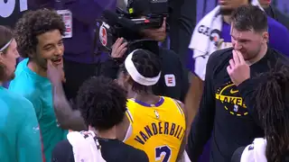 House of Highlights thumbnail: Jarred Vanderbilt POKES Jeremy Sochan in the Face After the Game 👀