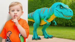  thumbnail: We Turned Toy Dinosaurs Into Real Dinosaurs